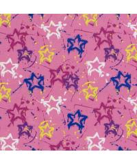 Nooteboom Felpa Nacrtane zvijezde | roza | 92%CO / 8%EL 19636.012