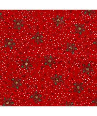 Nooteboom Popelin Božićne zvijezde | crvena | 100%CO 20736.015