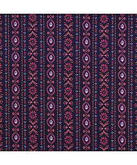 Verhees Popelin cvjetne vertikale | tamnoplava | digitalni tisak | 100%CO 05706.013