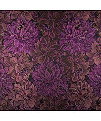 Verhees Jacquard Krizantema | ljubičasta | 90%PL / 10%LU 03814.001