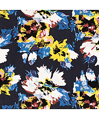 Nooteboom Viskoza Zamrljane ruže | tamno plava | 70%VI / 30%LI 15250.008