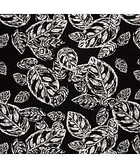 Nooteboom Viskoza s lanom Lišće | crna | 70% VI / 30% LI 19145.069