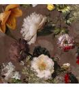 Baršun Bujno cvijeće | smeđa | digitalni tisak | 100%PL
