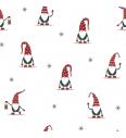 Deko pamuk | Božićni patuljci | bijela | digitalni tisak | 100%CO