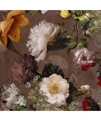 Nooteboom Baršun Bujno cvijeće | smeđa | digitalni tisak | 100%PL 01578.055