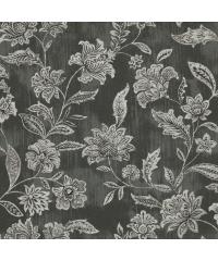 Verhees Deko pamuk Orijentalno cvijeće | sivozelena | digitalni tisak | 100%CO 05522.006