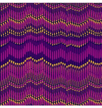 Patchwork tkanina Moire Stripe Purple | 110cm