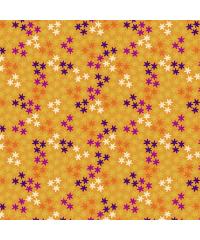 MAKOWER Patchwork tkanina Yellow Star | 110cm 2394/Y