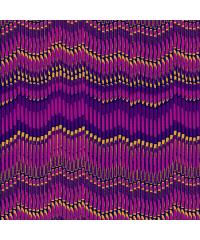 MAKOWER Patchwork tkanina Moire Stripe Purple | 110cm 2397/P