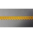 Heklana čipka | pamuk | žuta | 18mm