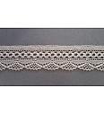 Heklana čipka | pamuk | lanena/krem | 43 mm