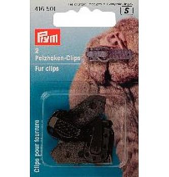 Kopča za krzno | smeđa | 2kom