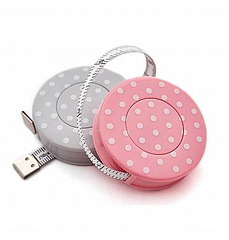 Krojački metar sa oprugom Točkice | 150cm