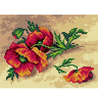 Goblen Mak na zemlji | 18x24 cm