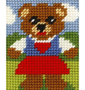 Goblen set Medvjedić | 17x20,5cm