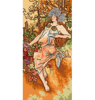 Goblen  Jesen | Alphonse Mucha | 35x70cm