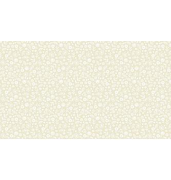 Patchwork tkanina Doodle Ditzy light cream | 110cm