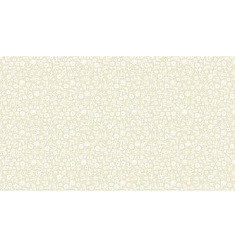 Patchwork tkanina Doodle Ditzy light cream | 110cm