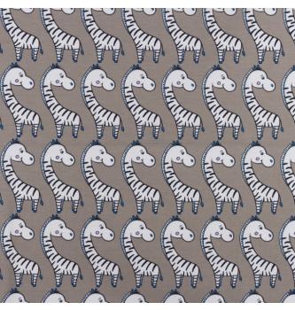 Jersey Vesela zebra | siva | 95%CO / 5%EL