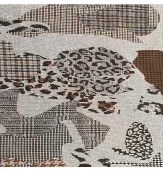 Pletenina Jacquard srca | 96%PL / 4%EL