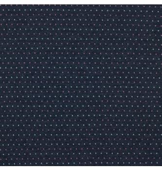 Dvoslojni jersey | tamno plava melanž | 50%CO / 50%PL