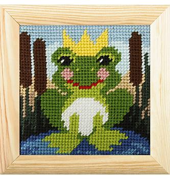 Goblen set Kralj žaba | 12,5x12,5 cm 