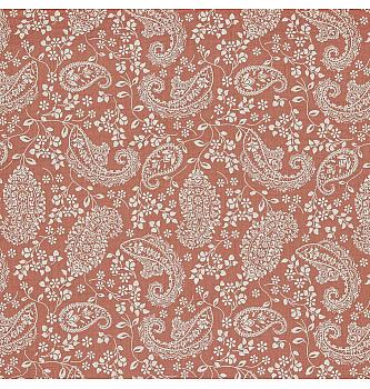 GOTS Tetra Paisley cvijeće | roza | 100%CO