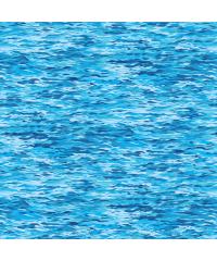 MAKOWER Patchwork tkanina Landscape sea | 110cm 2405/1