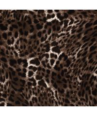 Nooteboom Pamučni saten Leopard | smeđa | 98% CO / 2% EL 19115.055