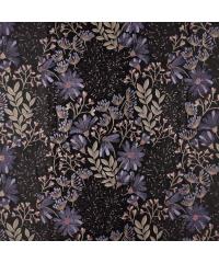 Verhees Jacquard Biljke | obostrani | ljubičasta | 100%PL 04356.003