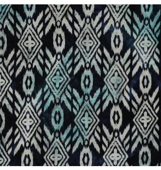 Viskozna tkanina Batik | tamnoplava | 100%VI