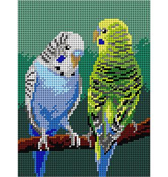 Goblen Papige tigrice | 18x24 cm