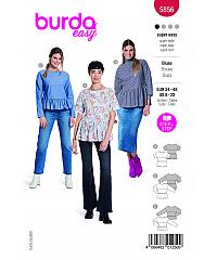 BURDA Kroj Bluza sa volanom 5856