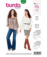 BURDA Kroj Tunika u romantičnom folk stilu 6227