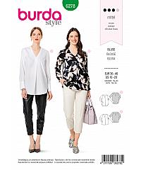 BURDA Kroj Bluza sa detaljem nabora 6278