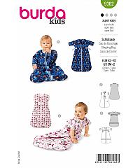 BURDA Kroj Vreća za spavanje za bebe/malu djecu 9382