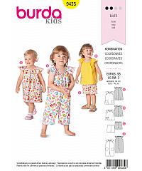BURDA Kroj Ljetni komplet za bebe / djecu 9435