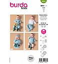 Kroj Komplet za bebe: bodi, majica, benkica i kapa