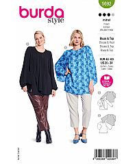 BURDA Kroj Bluza sa okruglim izrezom 5692