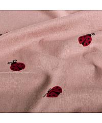 Nooteboom Flanel Bubamare | roza | 100%CO 24326.011
