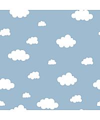 Nooteboom Flanel Oblaci | svijetloplava | 100%CO 24327.003