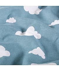 Nooteboom Flanel Oblaci | svijetloplava | 100%CO 24327.003