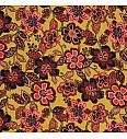 Saten Velvet Cvjetni | oker | 100%PL