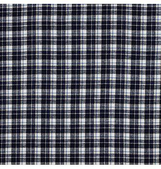 Flanel Yarn dyed | Karo | tamnoplava/bijela | 100%CO