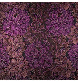 Jacquard Krizantema | ljubičasta | 90%PL / 10%LU