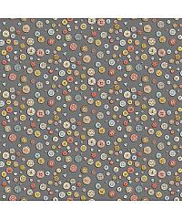 MAKOWER Patchwork tkanina Atelier buttons | 110cm 134/S