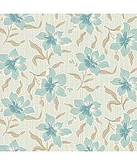 MAKOWER Patchwork tkanina Sewing bird Water Lilly  | 110cm 2/1604L