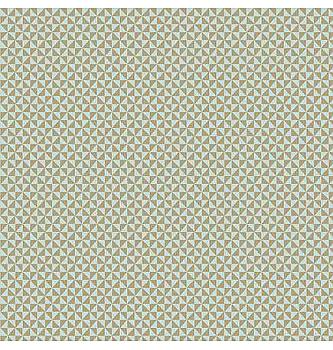 Patchwork tkanina Sewing bird Ice Half Square Triangle| 110cm
