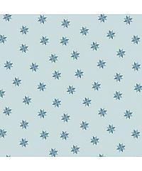 MAKOWER Patchwork tkanina Sewing bird Bluebonnets Le Moyne Star | 110cm 2/1610B