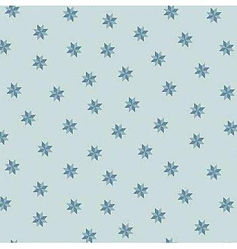 Patchwork tkanina Sewing bird Bluebonnets Le Moyne Star | 110cm